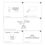 Downlight LED 6W - DREHBARES PERISKOP - Quadrat - CCT Farbwahl