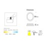 LED Einbauleuchte 12W - 8W- 5W Rund - OSRAM CHIP DURIS E 2835 - CCT - UGR17
