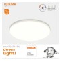 LED Einbauleuchte 12W Frameless QUASAR - OSRAM CHIP DURIS E 2835 - CCT
