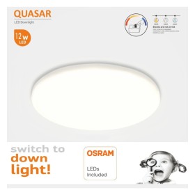 LED Einbauleuchte 12W Frameless QUASAR - OSRAM CHIP DURIS E 2835 - CCT