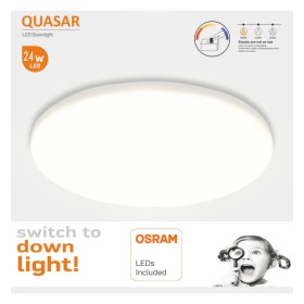 LED Einbauleuchte 24W Frameless QUASAR - OSRAM CHIP DURIS E 2835 - CCT