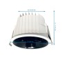 LED Einbauleuchte 40W Rund - Philips CertaDrive - CCT - UGR13 -IP65