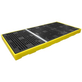 Flachprofil-Auffangboden für 6 Fässer 340L