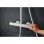 hansgrohe Pulsify S Puro Duschsystem 260 1 Strahlart wassersparend, mit Ecostat Fine und Duschkopf 3 Strahlarten