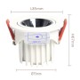 LED Strahler Downlight LED 5W - 8W - 12W Weiss - Bridgelux Chip - UGR11 - CCT - CRI+92