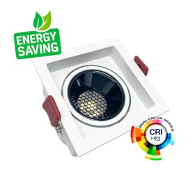 LED Strahler Downlight LED 5W - 8W -12W Quadrat Weiss - Bridgelux Chip - UGR11 - CCT- CRI+92