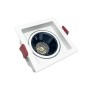 LED Strahler Downlight LED 5W - 8W -12W Quadrat Weiss - Bridgelux Chip - UGR11 - CCT- CRI+92