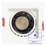 LED Strahler Downlight LED 5W - 8W -12W Quadrat Weiss - Bridgelux Chip - UGR11 - CCT- CRI+92