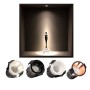 LED Strahler Downlight LED 5W Perlenchrom Bridgelux Chip - 40° - UGR1- CCT1
