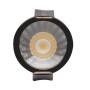 LED Strahler Downlight LED 6W Chrom schwarz Bridgelux Chip - 40° - UGR11- CCT