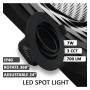 LED Strahler Downlight Schwenkbar Rund - Schwarz 7W - Einstellbarer Scheinwerfer - UGR19 - CCT Wählbare Farbe