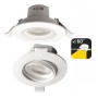 LED Strahler Downlight Schwenkbar Rund - Weiss 7W - Einstellbarer Scheinwerfer - CCT Wählbare Farbe