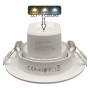 LED Strahler Downlight Schwenkbar Rund - Weiss 7W - Einstellbarer Scheinwerfer - CCT Wählbare Farbe