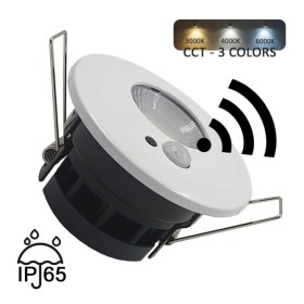 LED-Einbaustrahler 7W - Rund - IP65 - CCT - PIR-Bewegungssensor - Standard EN 1363-1