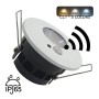 LED-Einbaustrahler 7W - Rund - IP65 - CCT - PIR-Bewegungssensor - Standard EN 1363-1