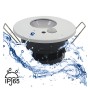 LED-Einbaustrahler 7W - Rund - IP65 - CCT - PIR-Bewegungssensor - Standard EN 1363-1
