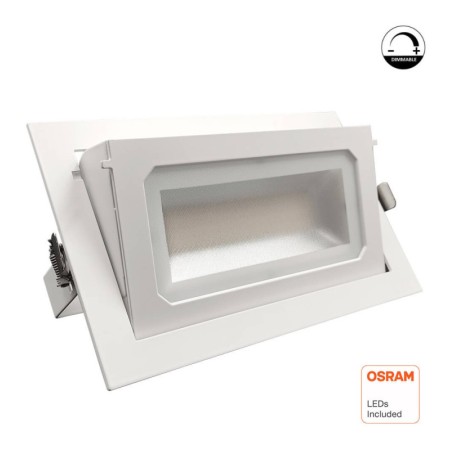 LED-Strahler 40W Schwenkbar Rechteckig | Dimmbarer Lifud-Treiber | OSRAM CHIP 140Lm/W | 120° Kein Flimmern