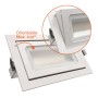 LED-Strahler 40W Schwenkbar Rechteckig | Dimmbarer Lifud-Treiber | OSRAM CHIP 140Lm/W | 120° Kein Flimmern
