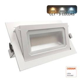LED-Strahler 40W Schwenkbar Rechteckig | OSRAM CHIP 140Lm/W | 3CCT 120º Kein Flimmern