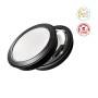 Deckenleuchte + LED-Downlight - Rund - BONN Schwarz - Einstellbare Leistung 18W-16W-14W-12W- 5CCT - SMD2835 140Lm/W - IP44