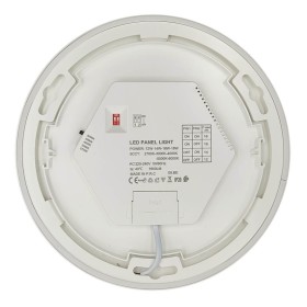 Deckenleuchte + LED-Downlight - Rund - BONN Weiss - Einstellbare Leistung 18W-16W-14W-12W- 5CCT - SMD2835 140Lm/W - IP44
