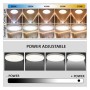 Deckenleuchte + LED-Downlight - Rund - BONN Weiss - Einstellbare Leistung 18W-16W-14W-12W- 5CCT - SMD2835 140Lm/W - IP44