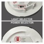 Deckenleuchte + LED-Downlight - Rund - BONN Weiss - Einstellbare Leistung 18W-16W-14W-12W- 5CCT - SMD2835 140Lm/W - IP44
