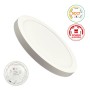 Deckenleuchte + LED-Downlight - Rund - BONN Weiss - Einstellbare Leistung 8W - 6W - 4W - 2W - 5CCT - SMD2835 140Lm/W - IP44