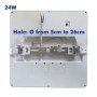 Downlight + LED-Deckenleuchte - Quadrat - MOSS SCHWARZ LUMILEDS - 24W EINSTELLBAR - Wählbare CCT-Farbe