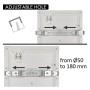 Downlight + LED-Deckenleuchte - Quadrat - MOSS weiss LUMILEDS - 18W EINSTELLBAR - Wählbare CCT-Farbe