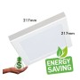 Downlight + LED-Deckenleuchte - Quadrat - MOSS weiss LUMILEDS - 18W EINSTELLBAR - Wählbare CCT-Farbe