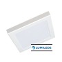 Downlight + LED-Deckenleuchte - Quadrat - MOSS weiss LUMILEDS - 18W EINSTELLBAR - Wählbare CCT-Farbe
