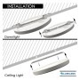 Downlight + LED-Deckenleuchte - Rund - MOSS Weiss LUMILEDS - 6W EINSTELLBAR - Wählbare CCT-Farbe