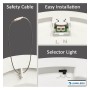 Downlight + LED-Deckenleuchte - Rund - SCHWARZ MOSS LUMILEDS - 6W EINSTELLBAR - Wählbare CCT-Farbe
