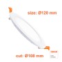 LED 10W Kreisförmig - CCT - OSRAM CHIP DURIS E 2835