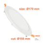 LED 15W Kreisförmig - CCT - OSRAM CHIP DURIS E 2835