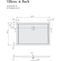 Villeroy & Boch Futurion Flat Duschwanne 120 x 80 cm