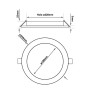 LED 26W Kreisförmig - CCT - OSRAM CHIP DURIS E 2835
