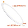 LED 30W Kreisförmig - CCT - OSRAM CHIP DURIS E 2835