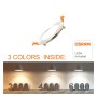 LED Einbauleuchte Runde 10W Edelstahl - CCT - OSRAM CHIP DURIS E 2835