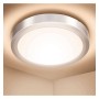 LED Deckenleuchte 15W Kreisförmig Edelstahl - CCT - OSRAM CHIP DURIS E 2835
