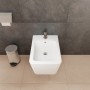 hansgrohe EluPura Original Q Wand Bidet 540 mit Hahnloch und Überlauf