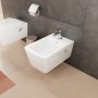 hansgrohe EluPura Original Q Wand Bidet 540 mit Hahnloch und Überlauf