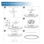 LED Deckenleuchte 20W - 4000K - Chip Lumileds