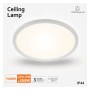 LED Deckenleuchte 20W - 4000K - Chip Lumileds