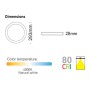 LED Deckenleuchte 20W - 4000K - Chip Lumileds