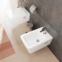 hansgrohe EluPura Original Q Wand Bidet 540 mit Hahnloch und Überlauf