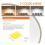LED Deckenleuchte 8W Quadratischer Edelstahl - CCT - OSRAM CHIP DURIS E 2835