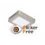 LED Deckenleuchte 8W Quadratischer Edelstahl - CCT - OSRAM CHIP DURIS E 2835