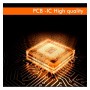 LED Deckenleuchte 8W Quadratischer Edelstahl - CCT - OSRAM CHIP DURIS E 2835
